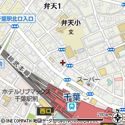 中央労働金庫千葉支店周辺の地図