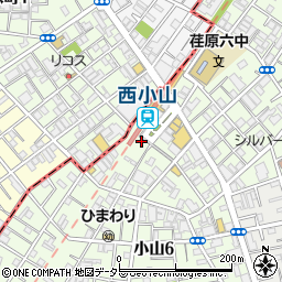 三菱ＵＦＪ銀行西小山駅前 ＡＴＭ周辺の地図