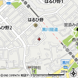 神奈川県川崎市麻生区はるひ野2丁目2周辺の地図