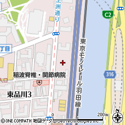 関東財務局東品川住宅１号棟周辺の地図
