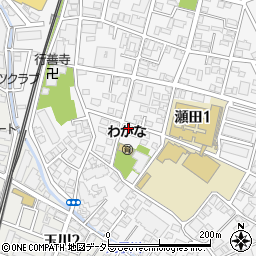 東京都世田谷区瀬田1丁目7-10周辺の地図