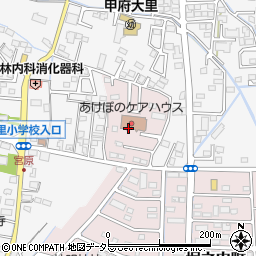 山梨県甲府市堀之内町10周辺の地図