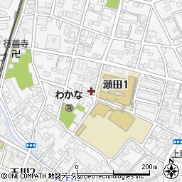 東京都世田谷区瀬田1丁目14-22周辺の地図