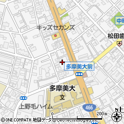 東京都世田谷区瀬田1丁目20周辺の地図