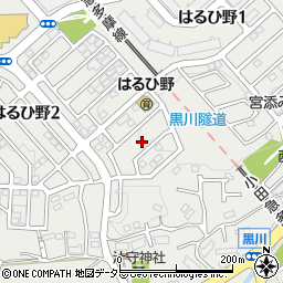 神奈川県川崎市麻生区はるひ野2丁目3周辺の地図