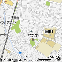 東京都世田谷区瀬田1丁目13-25周辺の地図