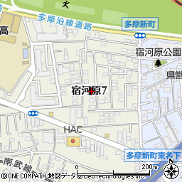 神奈川県川崎市多摩区宿河原7丁目の地図 住所一覧検索 地図マピオン
