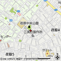東京都品川区荏原5丁目1-4周辺の地図