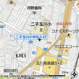 東京都世田谷区玉川4丁目5周辺の地図