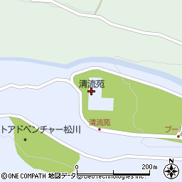 清流苑周辺の地図