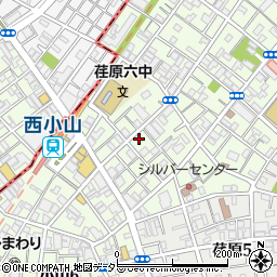 東京都品川区小山5丁目周辺の地図