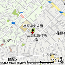 東京都品川区荏原5丁目1周辺の地図