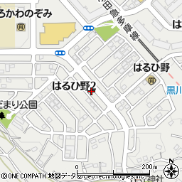 神奈川県川崎市麻生区はるひ野2丁目16周辺の地図