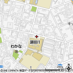 東京都世田谷区瀬田1丁目15-21周辺の地図