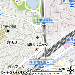 千葉県千葉市中央区弁天2丁目20-32周辺の地図