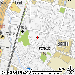 東京都世田谷区瀬田1丁目13周辺の地図