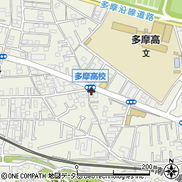 焼肉杭州周辺の地図