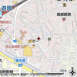 川崎新田ボクシングジム周辺の地図