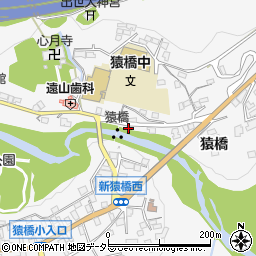 山梨県大月市猿橋町猿橋544周辺の地図