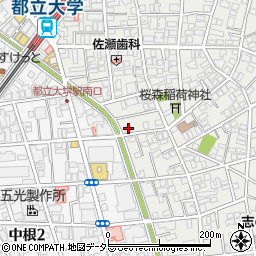 東京都目黒区平町1丁目24-12周辺の地図