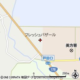 フレッシュバザール浜坂店周辺の地図