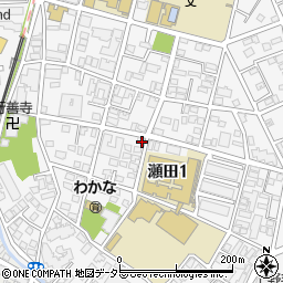 東京都世田谷区瀬田1丁目14-16周辺の地図