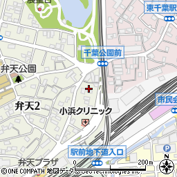 千葉県千葉市中央区弁天2丁目20周辺の地図