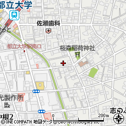 東京都目黒区平町1丁目24-8周辺の地図