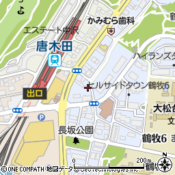 コムパーク唐木田第２駐車場周辺の地図