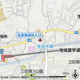アスク生田・保育園周辺の地図