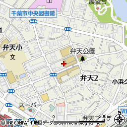 千葉県千葉市中央区弁天2丁目8周辺の地図