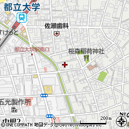東京都目黒区平町1丁目24-13周辺の地図