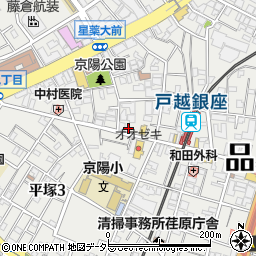 カフェ コロラド 戸越銀座通り店周辺の地図