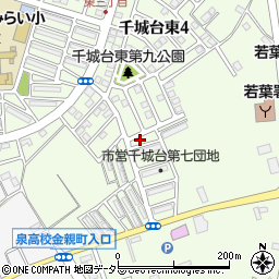 千城台東第8公園周辺の地図
