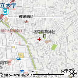 東京都目黒区平町1丁目24-4周辺の地図