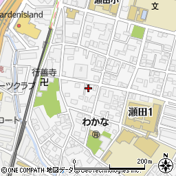 東京都世田谷区瀬田1丁目13-17周辺の地図