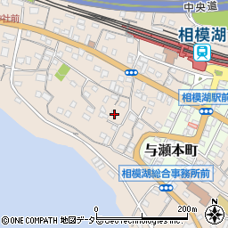 神奈川県相模原市緑区与瀬806周辺の地図