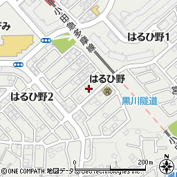神奈川県川崎市麻生区はるひ野2丁目8周辺の地図