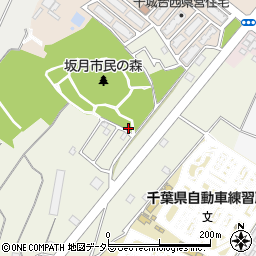 坂月市民の森周辺の地図