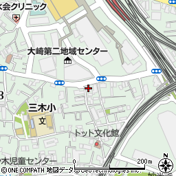 三井住友銀行大崎単身寮周辺の地図