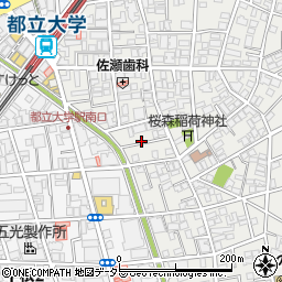 東京都目黒区平町1丁目24周辺の地図