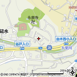 東京都八王子市鑓水65周辺の地図