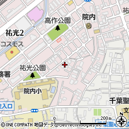 千葉県千葉市中央区祐光1丁目24-10周辺の地図