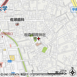 東京都目黒区平町1丁目13-13周辺の地図
