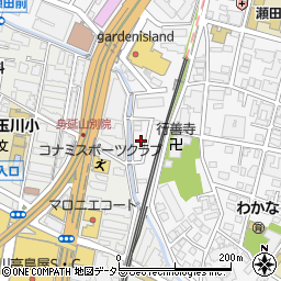 東京都世田谷区瀬田1丁目31周辺の地図