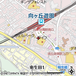 豊後高田どり酒場 向ヶ丘遊園南口駅前店周辺の地図