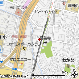 東京都世田谷区瀬田1丁目30-11周辺の地図