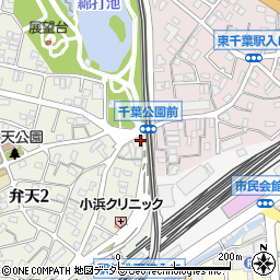 千葉県千葉市中央区弁天2丁目20-22周辺の地図