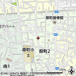 東京都目黒区原町2丁目周辺の地図