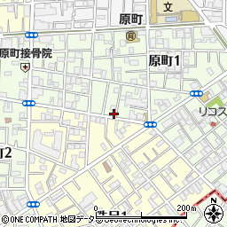 東京都目黒区原町1丁目23-5周辺の地図